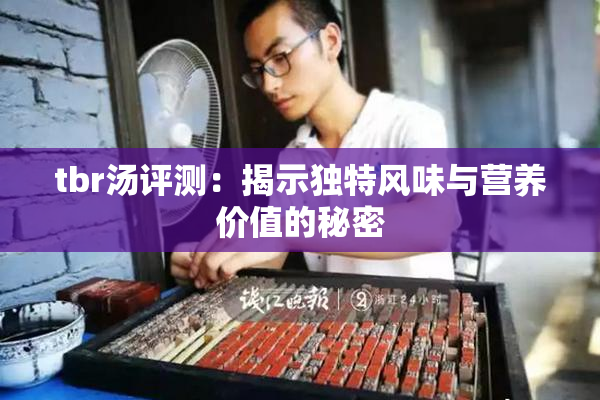tbr汤评测：揭示独特风味与营养价值的秘密