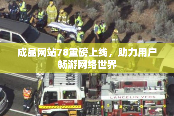 成品网站78重磅上线，助力用户畅游网络世界