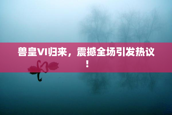 兽皇VI归来，震撼全场引发热议！