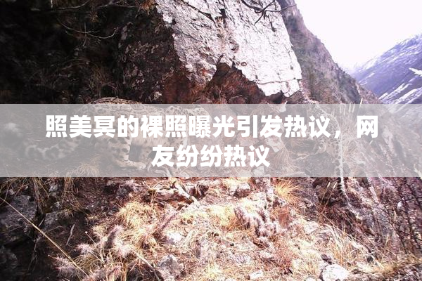 照美冥的裸照曝光引发热议，网友纷纷热议