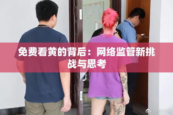 免费看黄的背后：网络监管新挑战与思考