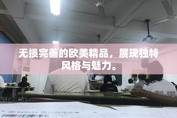 无损完善的欧美精品，展现独特风格与魅力。