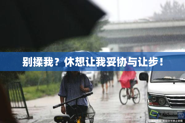 别揉我？休想让我妥协与让步！