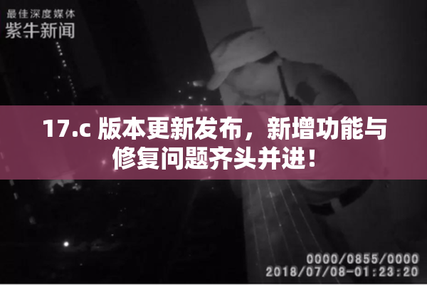 17.c 版本更新发布，新增功能与修复问题齐头并进！