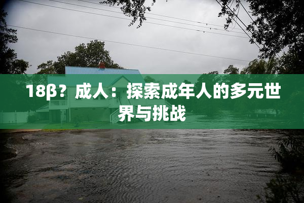 18β？成人：探索成年人的多元世界与挑战