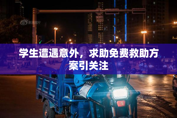 学生遭遇意外，求助免费救助方案引关注