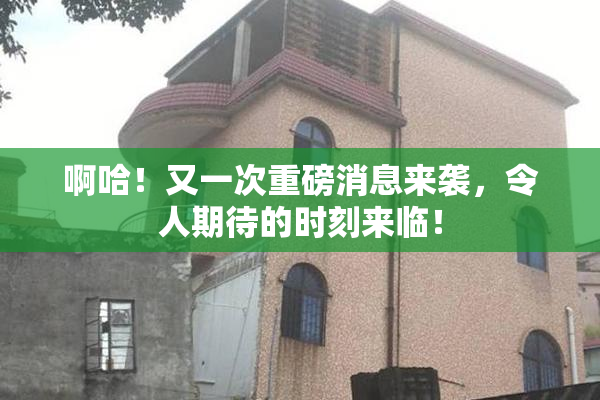 啊哈！又一次重磅消息来袭，令人期待的时刻来临！