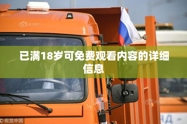 已满18岁可免费观看内容的详细信息