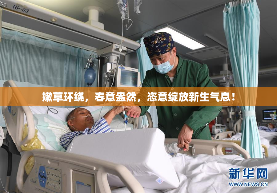 嫩草环绕，春意盎然，恣意绽放新生气息！