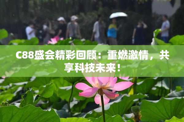 C88盛会精彩回顾：重燃激情，共享科技未来！