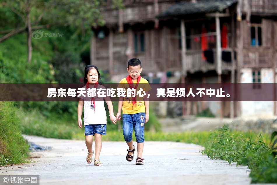 房东每天都在吃我的心，真是烦人不中止。