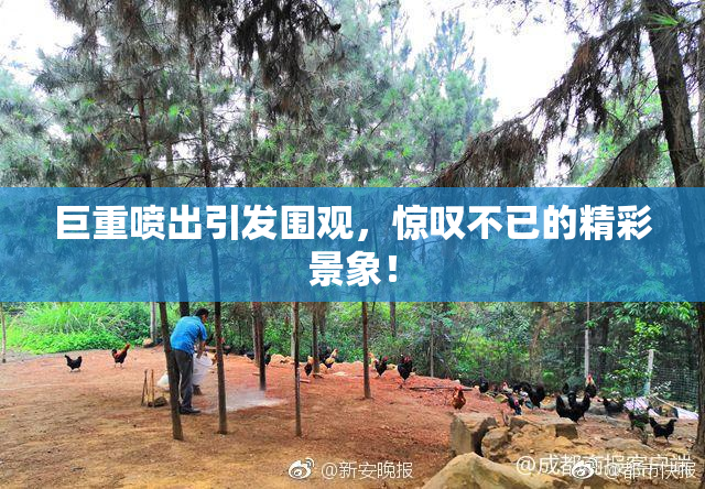 巨重喷出引发围观，惊叹不已的精彩景象！
