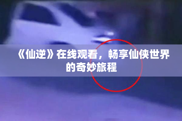 《仙逆》在线观看，畅享仙侠世界的奇妙旅程