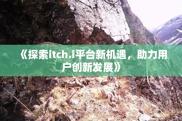 《探索itch.i平台新机遇，助力用户创新发展》