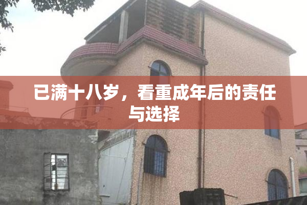 已满十八岁，看重成年后的责任与选择