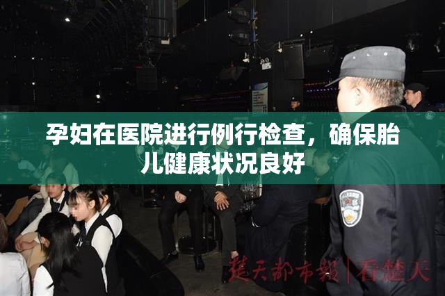 孕妇在医院进行例行检查，确保胎儿健康状况良好