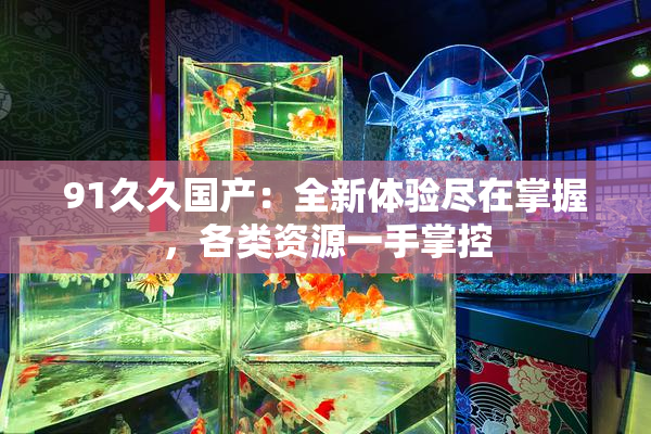 91久久国产：全新体验尽在掌握，各类资源一手掌控