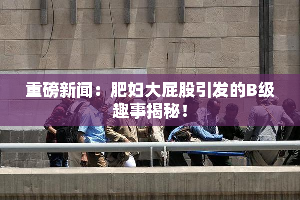 重磅新闻：肥妇大屁股引发的B级趣事揭秘！