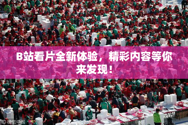 B站看片全新体验，精彩内容等你来发现！