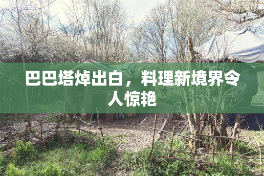 巴巴塔焯出白，料理新境界令人惊艳