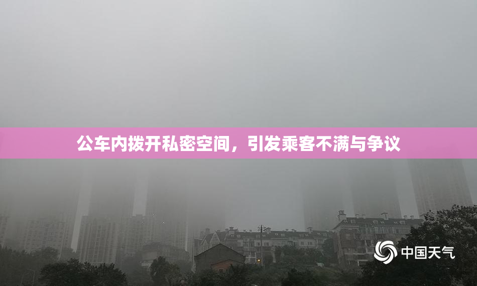 公车内拨开私密空间，引发乘客不满与争议