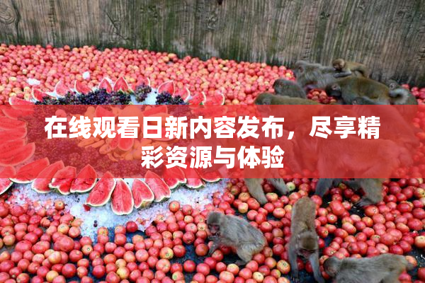在线观看日新内容发布，尽享精彩资源与体验