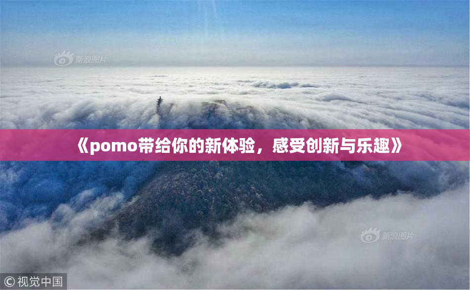 《pomo带给你的新体验，感受创新与乐趣》
