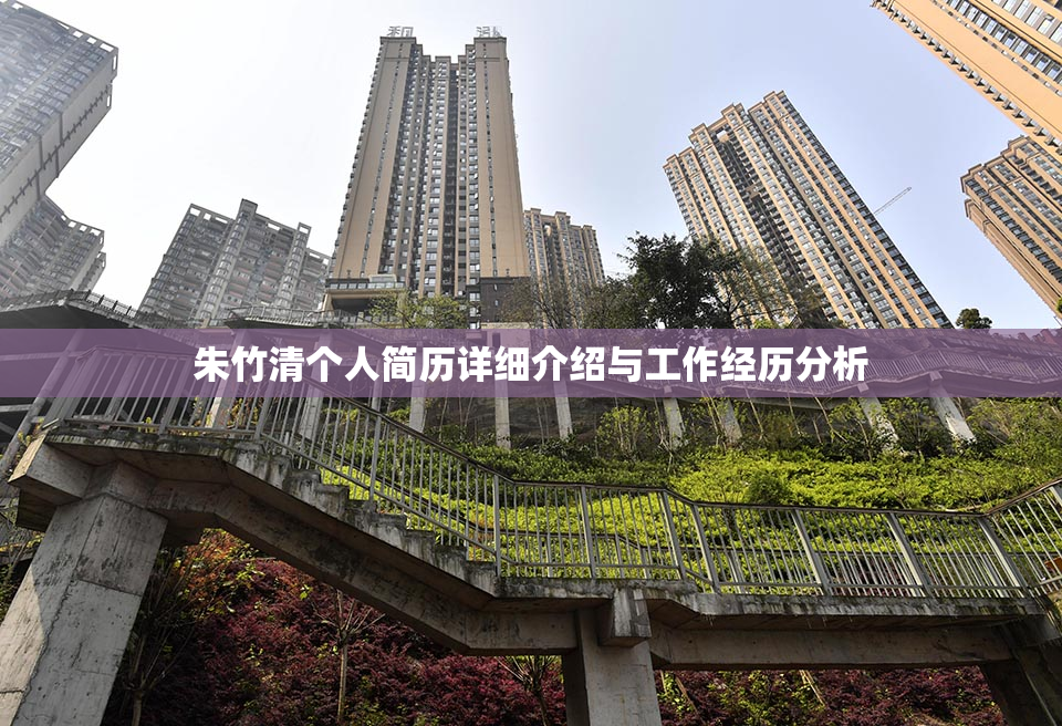 朱竹清个人简历详细介绍与工作经历分析