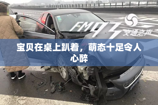 宝贝在桌上趴着，萌态十足令人心醉