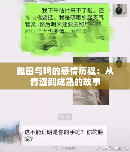 雏田与鸣的感情历程：从青涩到成熟的故事