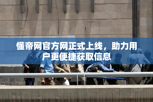 懂帝网官方网正式上线，助力用户更便捷获取信息
