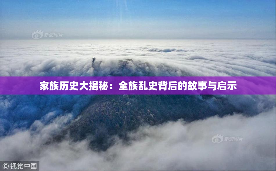 家族历史大揭秘：全族乱史背后的故事与启示