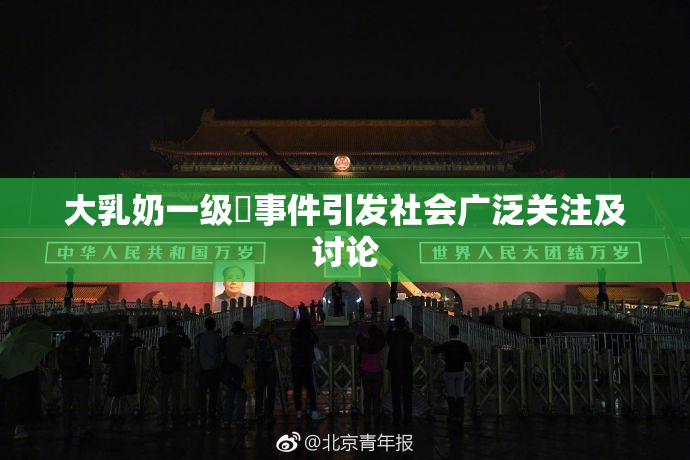 大乳奶一级婬事件引发社会广泛关注及讨论