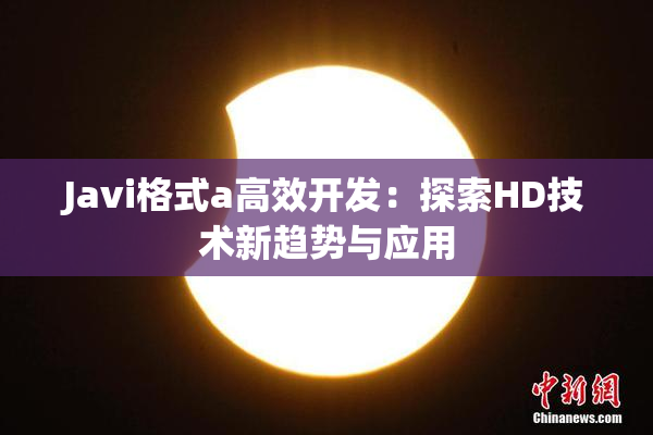Javi格式a高效开发：探索HD技术新趋势与应用