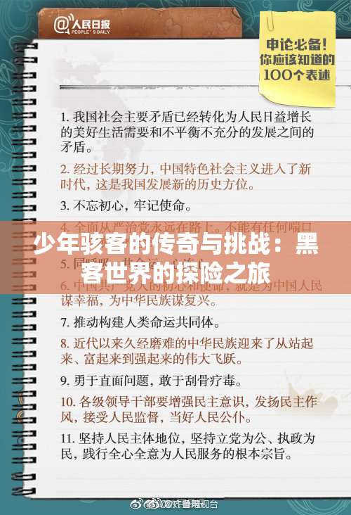 少年骇客的传奇与挑战：黑客世界的探险之旅