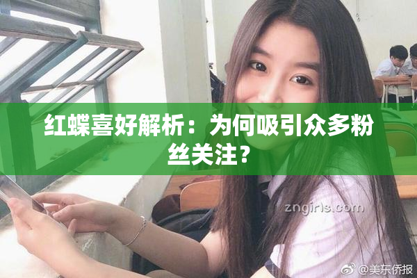 红蝶喜好解析：为何吸引众多粉丝关注？