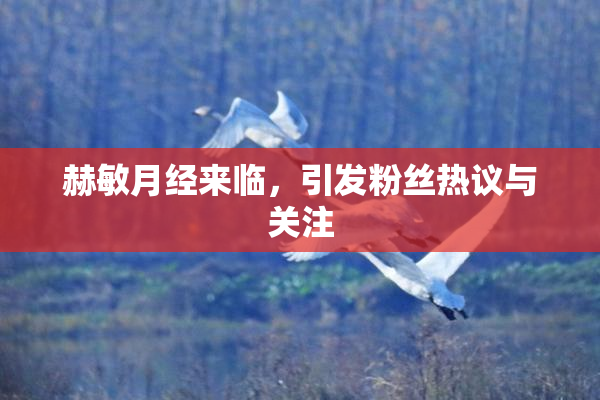 赫敏月经来临，引发粉丝热议与关注