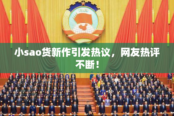 小sao货新作引发热议，网友热评不断！
