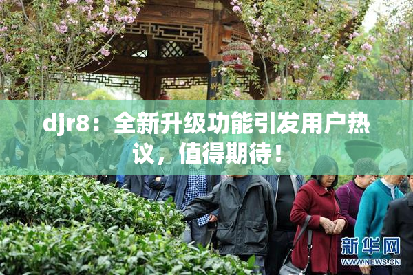 djr8：全新升级功能引发用户热议，值得期待！