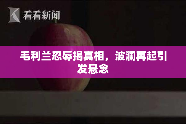 毛利兰忍辱揭真相，波澜再起引发悬念