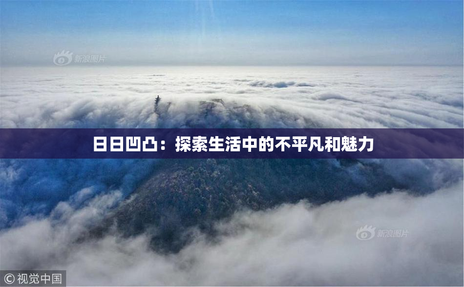 日日凹凸：探索生活中的不平凡和魅力
