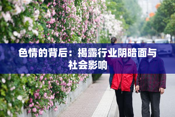 色情的背后：揭露行业阴暗面与社会影响