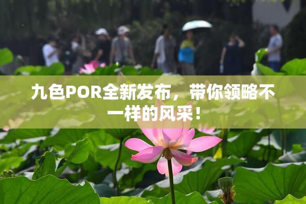 九色POR全新发布，带你领略不一样的风采！