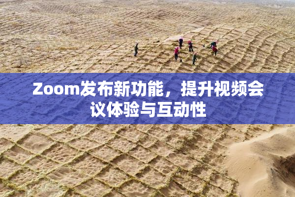 Zoom发布新功能，提升视频会议体验与互动性