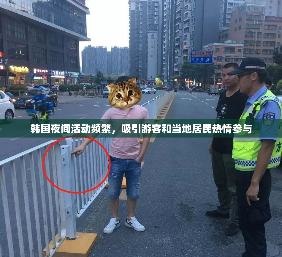 韩国夜间活动频繁，吸引游客和当地居民热情参与