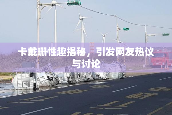 卡戴珊性趣揭秘，引发网友热议与讨论