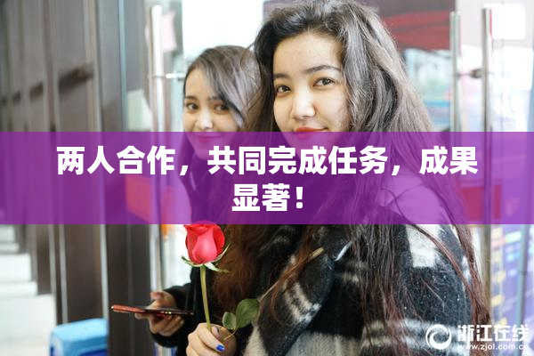 两人合作，共同完成任务，成果显著！