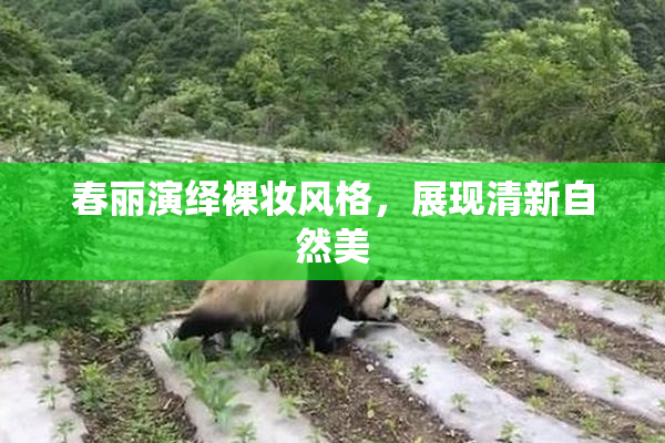 春丽演绎裸妆风格，展现清新自然美