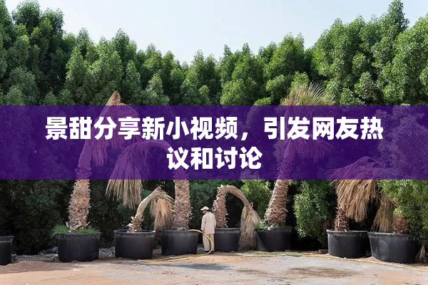 景甜分享新小视频，引发网友热议和讨论