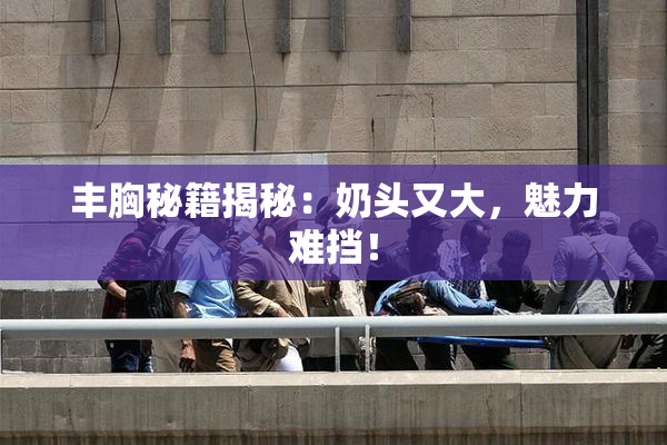 丰胸秘籍揭秘：奶头又大，魅力难挡！